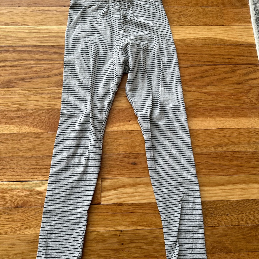 Cat & Jack Gray Striped Kids Leggings